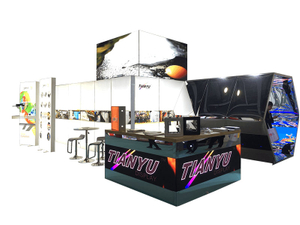 Parete dello schermo principale dell'interno su ordinazione usata sistema di TIANYU serie M all'ingrosso della fiera commerciale