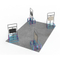 Stand espositivo modulare personalizzato in alluminio pieghevole 3x3