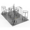 Stand espositivo modulare personalizzato in alluminio pieghevole 3x3