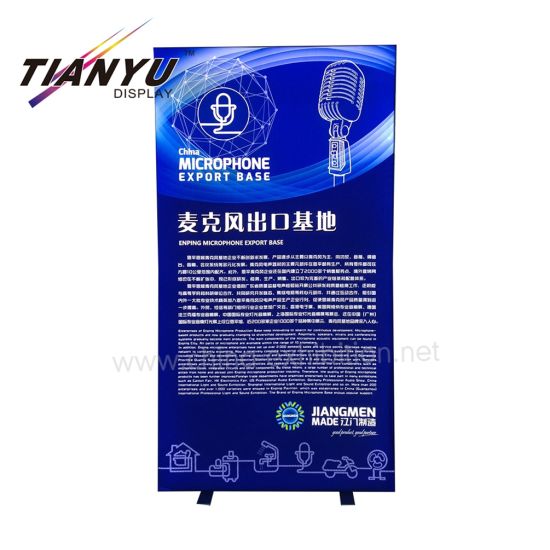 Guangdong pubblicità Display alluminio telaio tessuto Light Box laterale illuminato display
